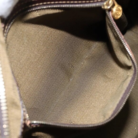 FENDI Zucca Canvas Hand Bag Black Brown Auth 144516 - Picture 13 of 16